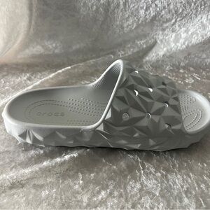 Gray Slip-On  Sandals crocs